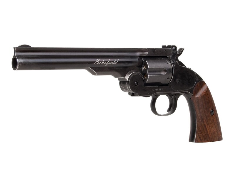 Schofield ASG CO2 Revolver 6 Zoll, Black, Kaliber 4,5mm Diabolo, Neu mit Rechnung
