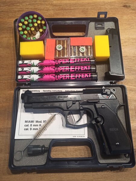 Gaspistole Pistole Reck Miami Mod. 92F Kal. 9mm P. A. K.