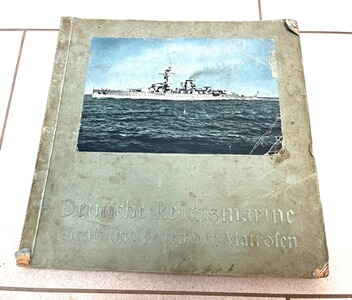 ••• Antiquarisches Buch - Deutsche Reichsmarine v. 1934 •••