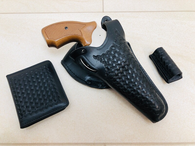 ••• Bucheimer US Polizeiholster Holster + Etui + Holster Taschenlampe Revolverholster •••