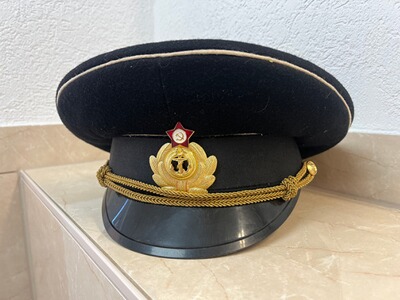 Sowjetische Marine Schirmmütze - Offizier - UdSSR