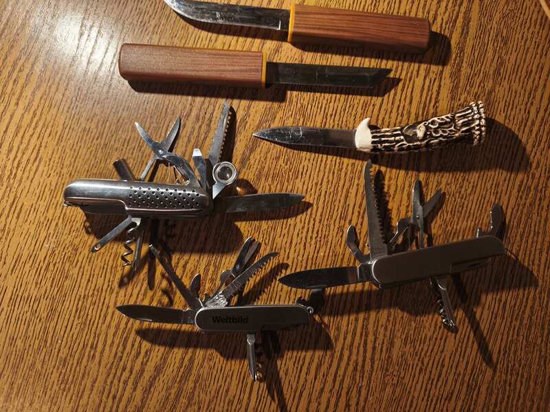 Taschenmesser Sammlung 5 Stück , siehe Bilder