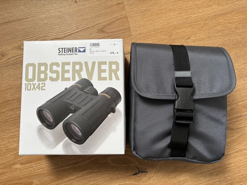 Steiner Observer 10x42 Fernglas - TOP Zustand 10.10.2025 gekauft