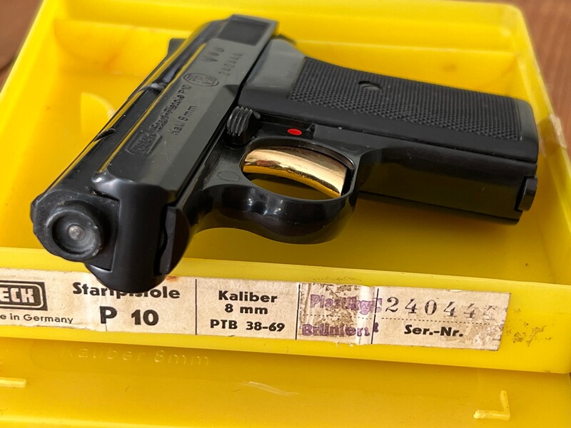 Reck Start-Pistole P 10 in 8mm PTB 38-69 von 1971