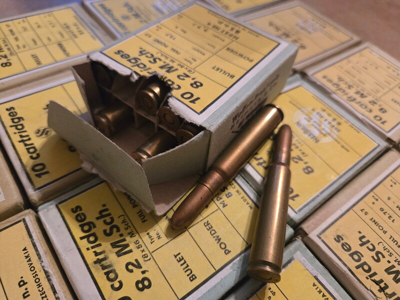 Seltene Patronen 8,2 oder auch 8x56 Mannlicher Schönauer je 10 Stück quecksilber- und bleifreie ZH
