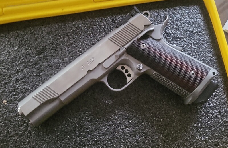 Wunderschöne, hochpräzise 1911 Match Briley Target Master Plus .45 Auto Stainless