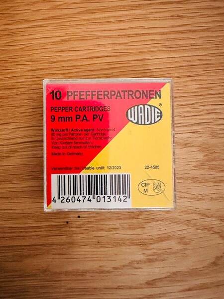 Wadie Pfefferpatronen PV 9 mm P.A.