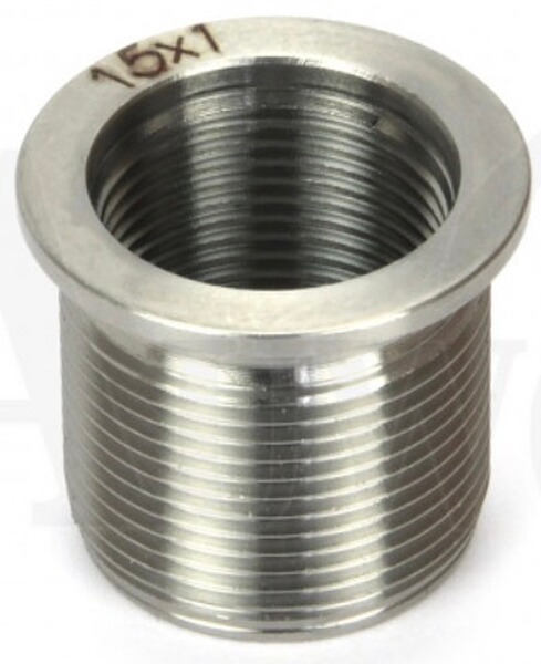 Hausken Gewindeadapter für Schalldämpfer 18x1 auf 15x1