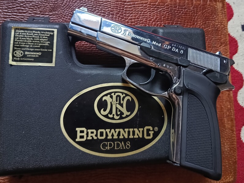 Sammlerstück Browning GPDA 8 von 1994 Schreckschuss Pistole 8 mm