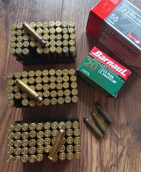 150 + 30 Hülsen .223 Rem Aguila PMC S&B Sako RWS Hornady GGG