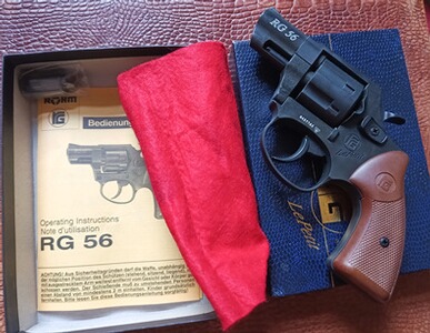 Alter Original Röhm RG56 Le Petit Schreckschuss Revolver 6mm Flobert