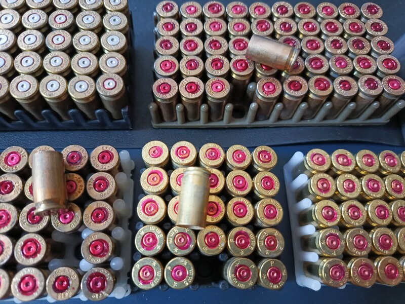 300 Stück 9x19 Luger Parabellum Hülsen von Geco aus 1960er Jahren