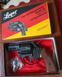 Sammlerstück Luger 90 von 1994 Schreckschuss Revolver 9mm RK