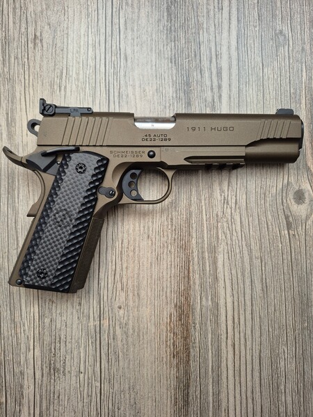 1911er Pistole 45 Auto "Schmeisser Hugo 5" Bronze" mit Red Dot Set der Fa. MAK