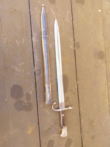 Argentinisches Bajonett nummerngleich