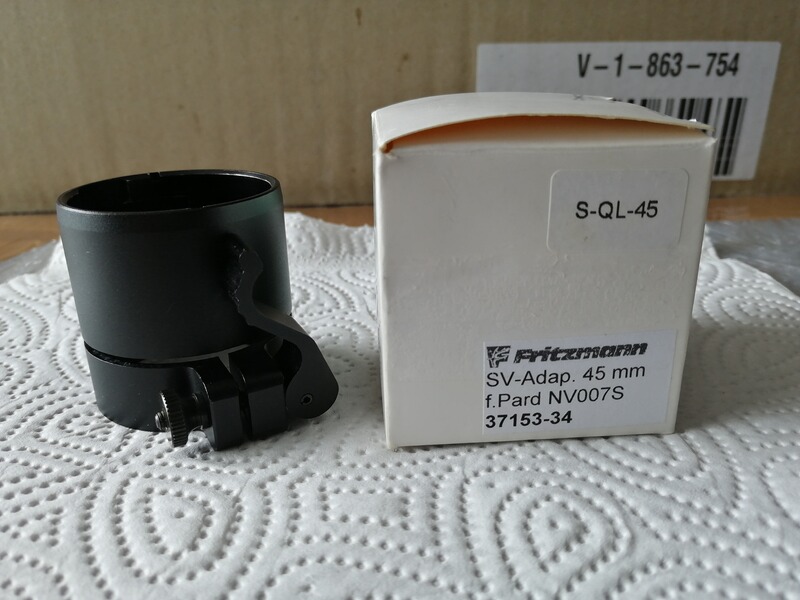 Schnellspann-Adapter Fritzmann Durchmesser 45mm für Nachtsichtgerät Pard NV007S