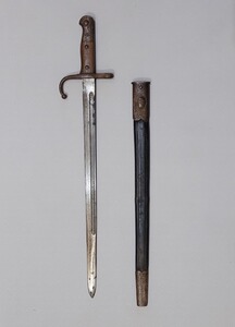 Osmanisches Mauser Bajonett M1890 – Ungekürzt mit Scheide – Deutliche Tughra 1893/94 Solingen