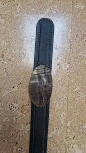 Gürtel 80 cm braun mit goldener Schnalle