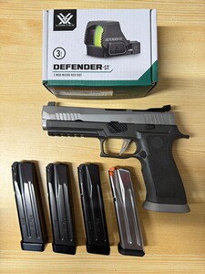 Sig Sauer P320 X Five Legion Silver Shadow mit Vortex Defender ST Red Dot