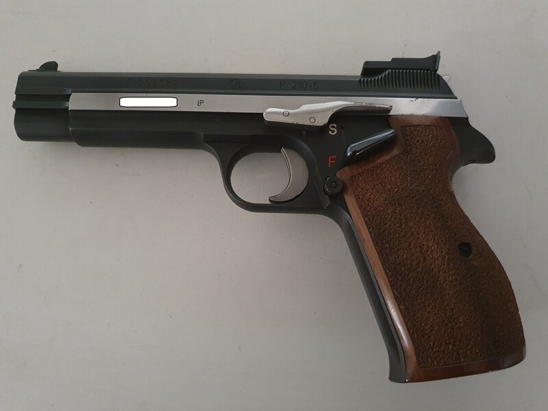 Sportpistole SIG Hämmerli, Modell 210/6, Kaliber 9mm Para, 5 Zoll