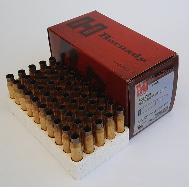 50 Stk. - Hornady Hülsen (.308 Win.)