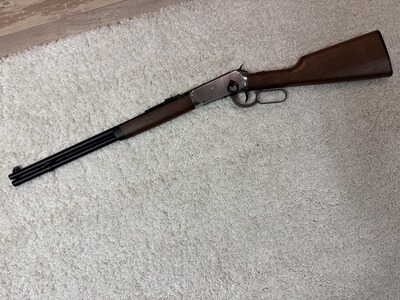 Winchester 94 Airsoft Co2 Cowboy-Rifle, 6mm BB, Chrom Finish , wie neu