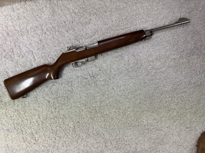Erma M1 in seltener Ausführung, vernickelt, Kal. 22 lfb.