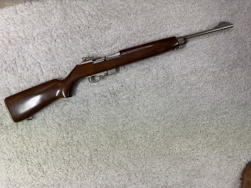 Erma M1 in seltener Ausführung, vernickelt, Kal. 22 lfb.