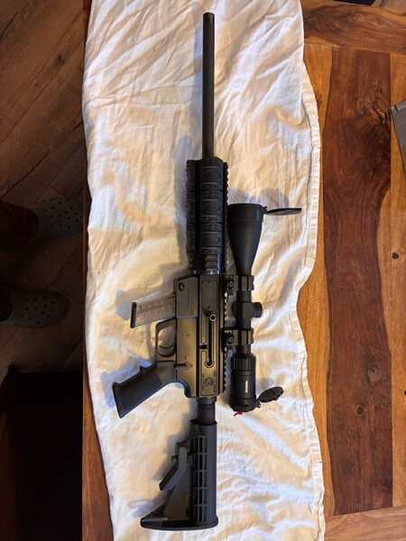 AR15-9 Just Right Carbine 9mm mit MINOX ZL 3,5-10x50 Glock Magazin kompatibel - wie neu