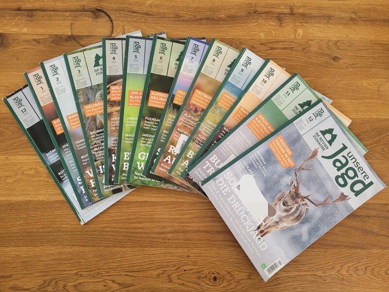 12 x Unsere Jagd Zeitschriften 12/23 - 12/24