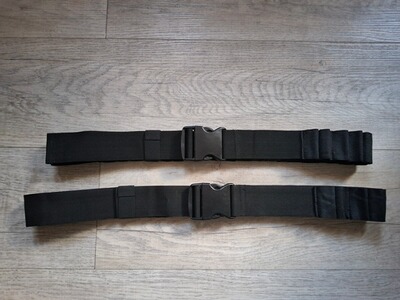 2x Taktischer Schrotpatronengürtel / Patronengurt (je 25 Patronen) – Schwarz