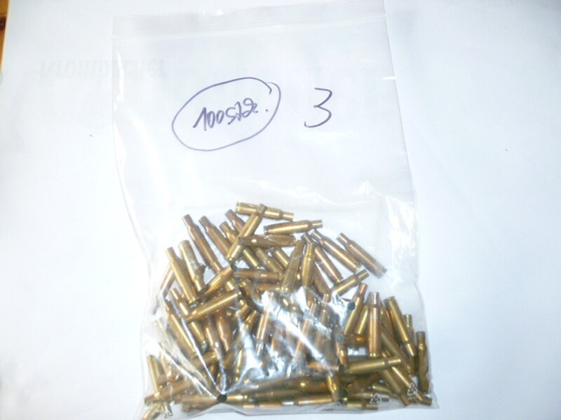 100 Stck Hülsen Cal. 222 Rem. - div. Marken