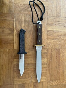 Böker Magnum Combat Dolch 02GL033 + Cold Steel Peace Maker III 20PBS mit Scheiden