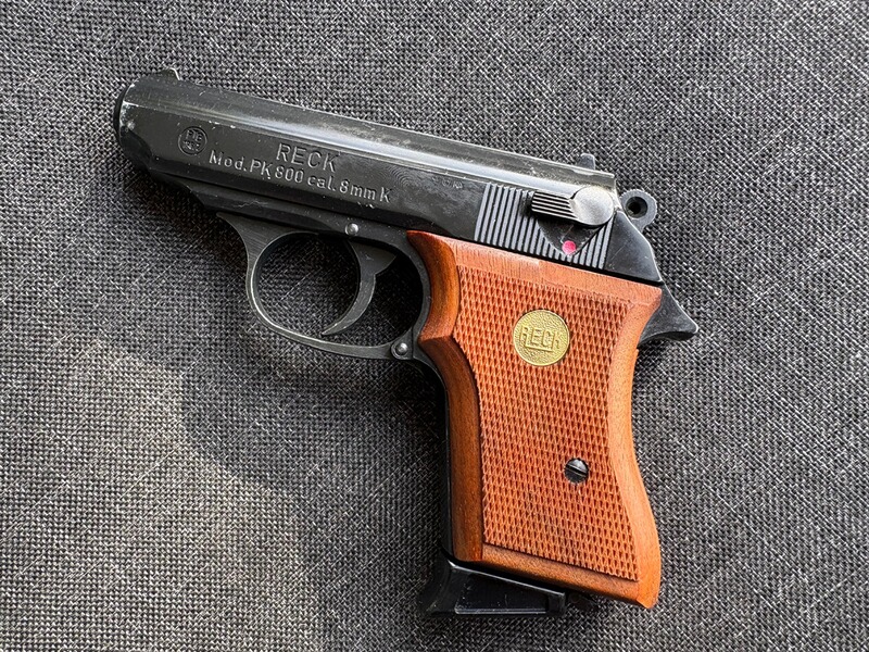 Reck Mod. Walther PK800 cal.8mm mit Munition