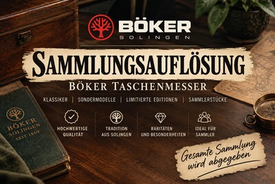 Sammlungsauflösung - Böker Taschenmesser