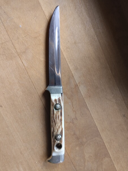 Puma Buddy 6383 Hirschhorn Jagdmesser Selten 1981