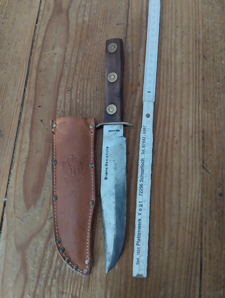 Großes Bowie Messer alt Solingen