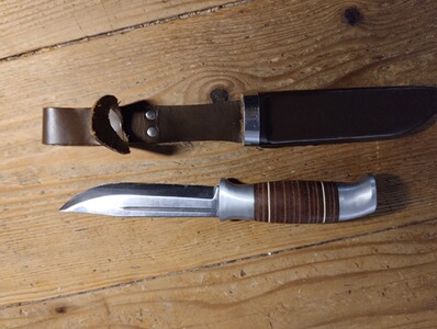 Brusletto Hallingen Vintage Jagdmesser Norwegen Geilo