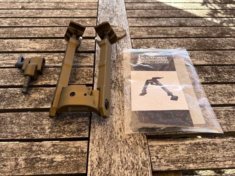 Black Forest Precision Snipertools Zweibein Bipod Lang in Farbe Sand