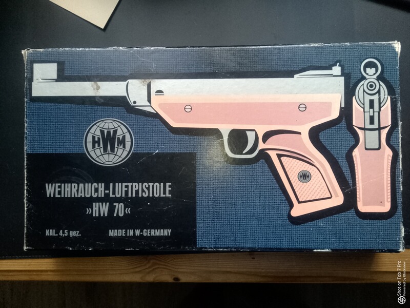Luftpistole Weihrauch HW70