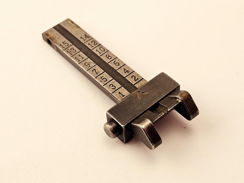 K31 Schmidt Rubin Visierblatt