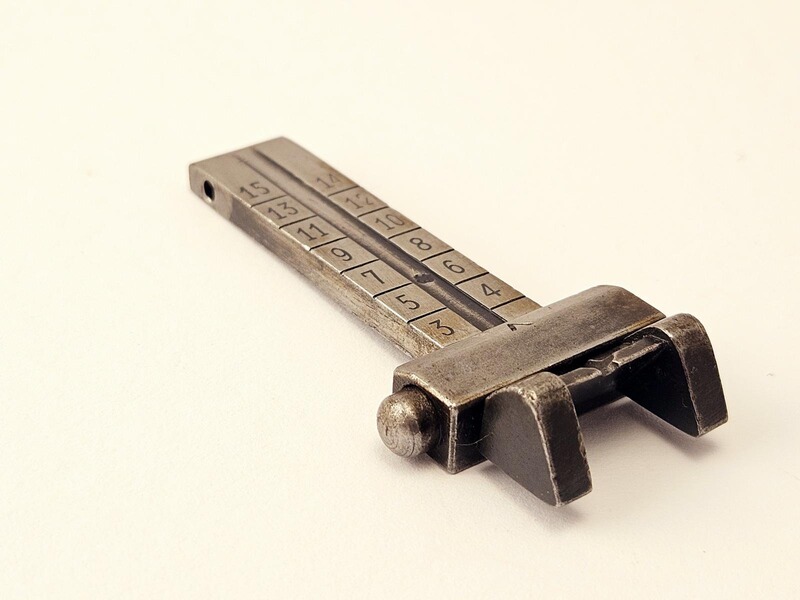 K11 Schmidt Rubin Visierblatt /K11 spare part – 1x rear sight leaf assembly