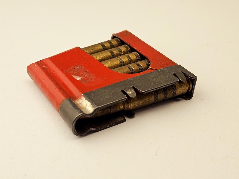 K11 Schmidt Rubin GP11 Ladestreifen mit Exerzierpatronen/Swiss K11 GP11 buffer cartridge