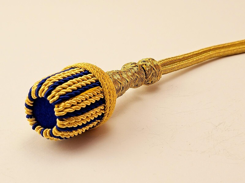 WW2 Portepee Wasserzoll Führerdolch M37 höhere Beamte/WW2 German Water Customs Dagger Knot M37