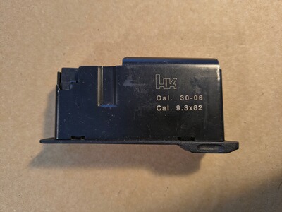 Heckler & Koch 2 Schuss Magazin für HK SLB 2000 30-06 und 9,3x62Magazine