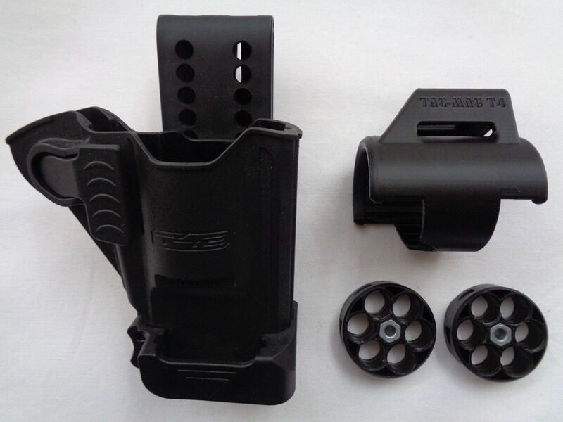 Holster + Trommelhalter zu UMAREX HDR50 CO2 RAM Revolver, unbenutzt/neuwertig