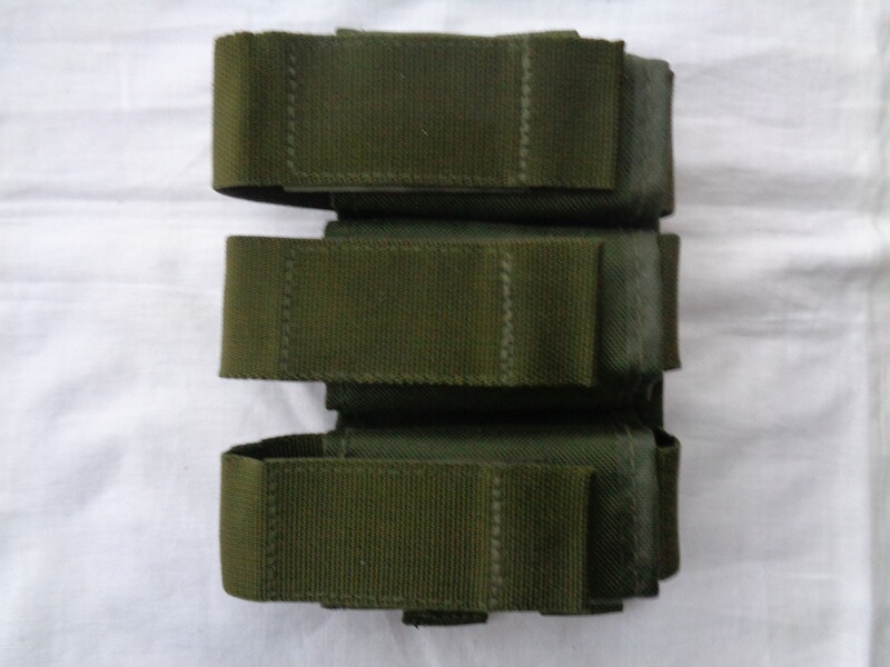 MOLLE 3er 40mm Granatentasche 75 TACTICAL, oliv, unbenutzt/neuwertig