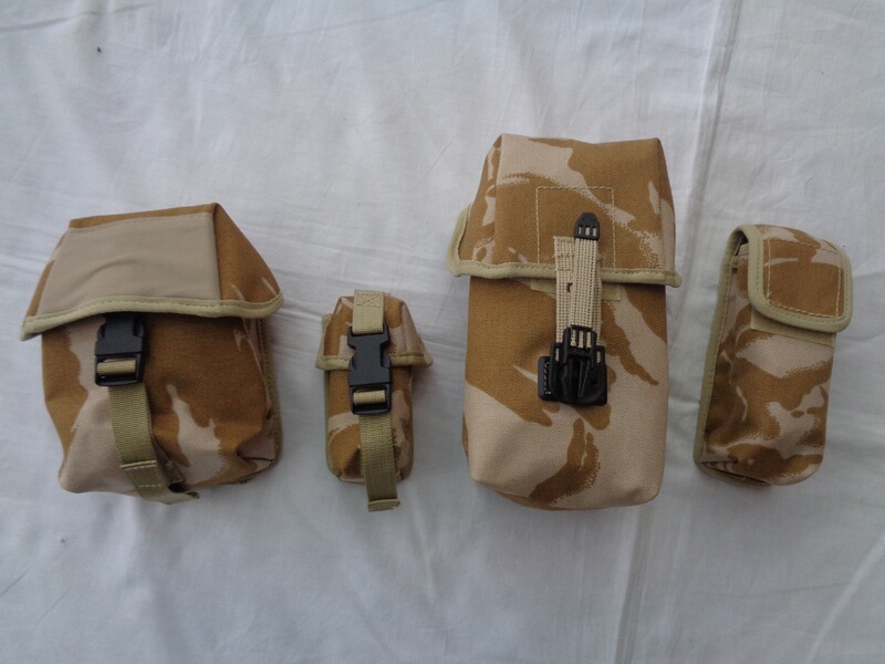 GB Army Set MOLLE Kampftaschen DPM-Desert, unbenutzt/neu (NOS)