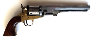Vorderlader-Revolver Gettysburg July 1. 1863 8 Kant-Lauf Metall, beschossen