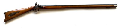 Voderlader-Langwaffe Kentakian (Kentucky Rifle) 8 Kant-Lauf Feuerstein-Zündung, beschossen